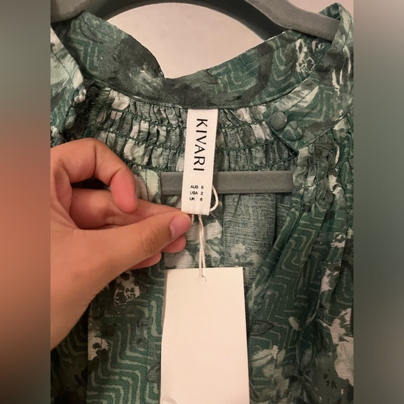 Kivari green long sleeve dress - Picture 2 of 4